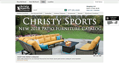 Desktop Screenshot of patio.christysports.com
